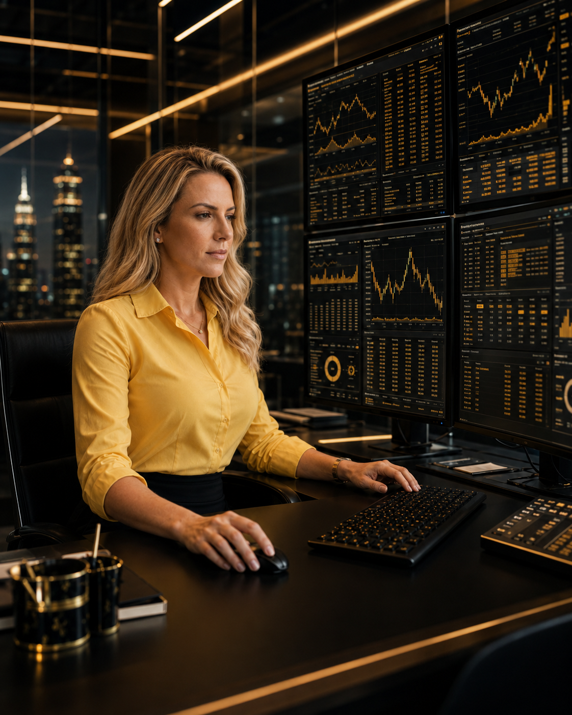 CFO acompanhando DRE, fluxo de caixa e indicadores em tempo real no Orbit Financeiro